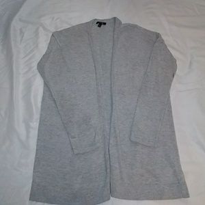 Gray cardigan